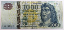 2011 Hungary 1000 Forint 2045189 Paper Money Banknotes Currency