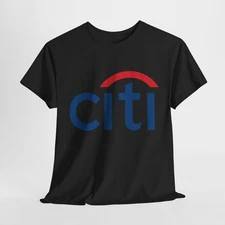 Citi Bank Logo T-Shirt  Corporate Finance Workwear Tee S-5XL