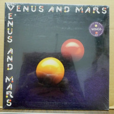 PAUL McCARTNEY & WINGS Venus and Mars ORIGINAL 1975 LP SMAS-11419 SEALED! w/HYPE