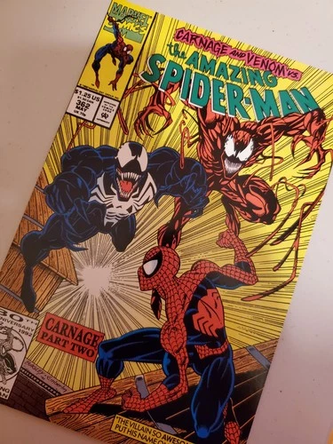 Amazing Spider-Man #362 (1992) Key app Carnage HIGH VF/NM Great Condition