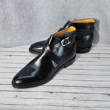 Vintage Chippewa Boots Mens Size 10 Leather Buckle Ankle Dress Shoes USA 1960s