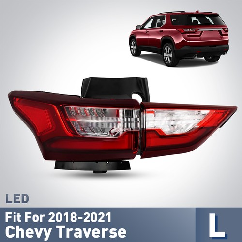 LED Tail Light Inner+Outer For 2018-2021 Chevy Traverse Lamp Left Driver Side - Foto 1 di 7