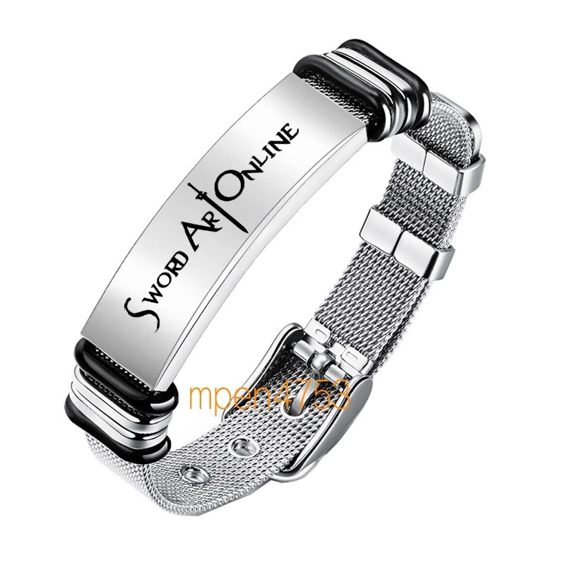 Sword Art Online Stainless steel wristband Yuuki Asuna Anime-related bracelets - Image 3 of 4
