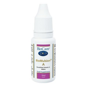 biocare biomulsion a emulsified vitamin a 5000iu food supplement