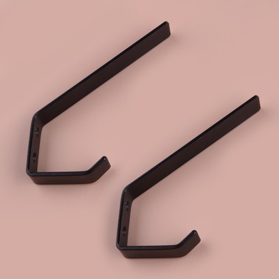 2pcs Motorcycle Helmet Holder Hook Jacket Coat Hanger Wall Mount Display Rack