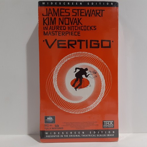 Vertigo (VHS, widescreen version) New Factory Sealed - 第 1/7 張圖片