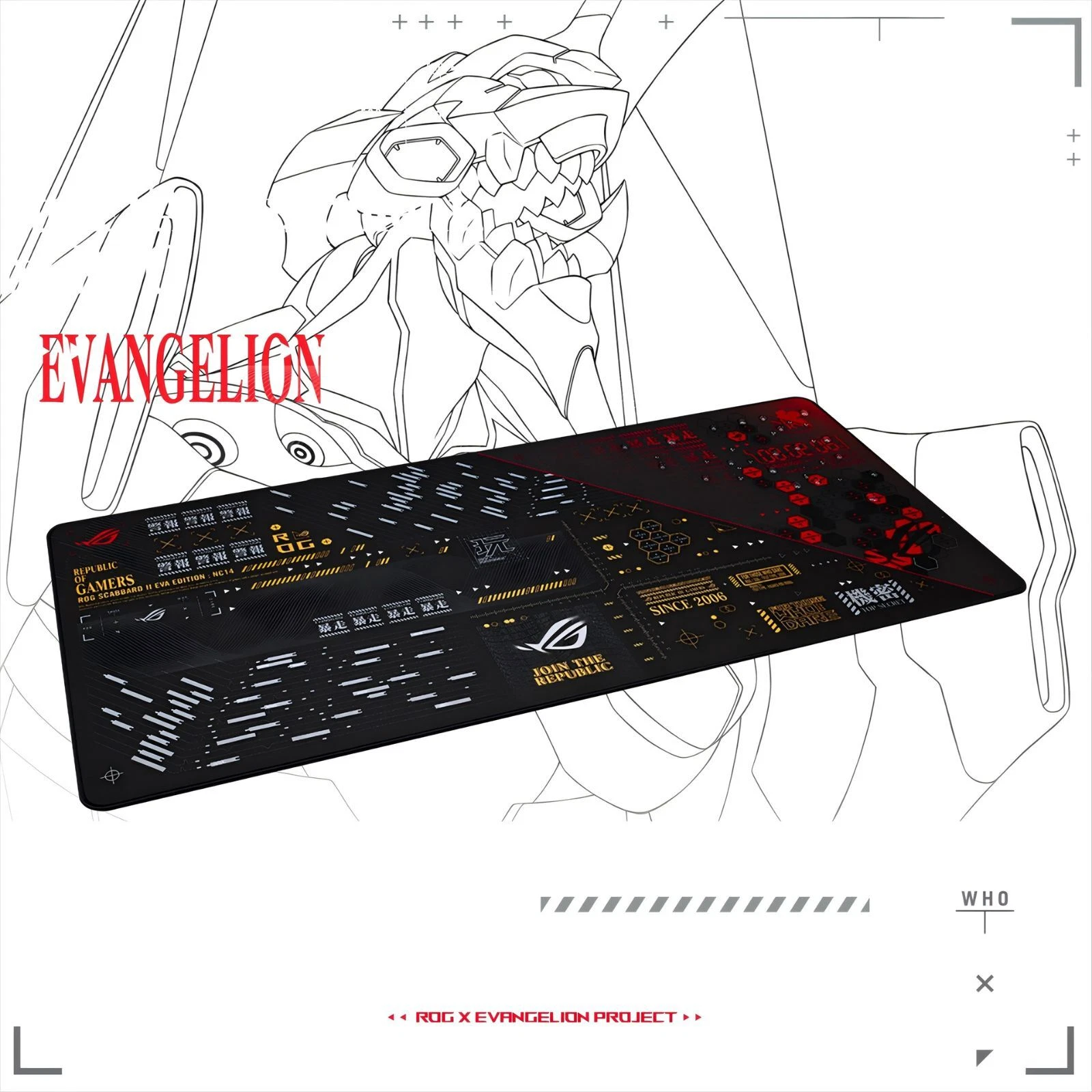 Evangelion X-Large Sheath Extended Gaming Desk Mat Protector KB. Mouse Pad RGB
Opens in a new window
