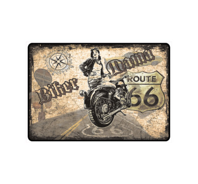 Sign Notice ''Biker Mama'' Biker Motorcycle Life Freedom