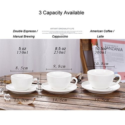 Double Espresso Coffee Cup and Saucer, Small Cappuccino and Speciality Coffee... - Picture 6 of 6