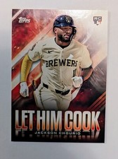 2024 Topps Update - Jackson Chourio (RC) Let Him Cook #LHC-19 Brewers