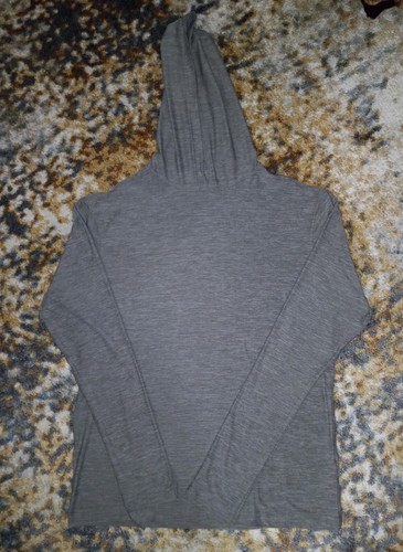 Beverly Hills Polo Club Sports Men's Large, Long Sleeve Gray T-Shirt Hooded - Picture 5 of 8