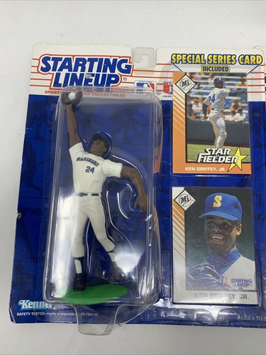 Ken Griffey Jr. Kenner Startaufstellung (2) Seattle Mariners 1992 & 1993 ungeöffnet - Bild 3 von 9