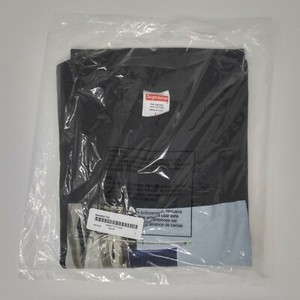 supreme banner tee black