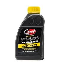Red Line RL-600 High Performance Track/Street DOT 4 Brake Fluid (90404) 16 Ounce