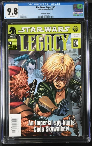 Star Wars Legacy 9 CGC 9.8 Newsstand Dark Horse 2007