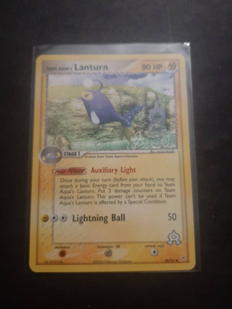 Pokemon Card Lantern (EX Magma VS Aqua) 28/95 NEAR MINT Non-Holo Uncommon  TCG!!!