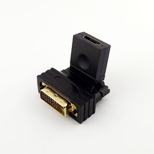 DVI 24 1 Pin Male to HDMI Female Adapter Video Converter 360 For Projector DVD