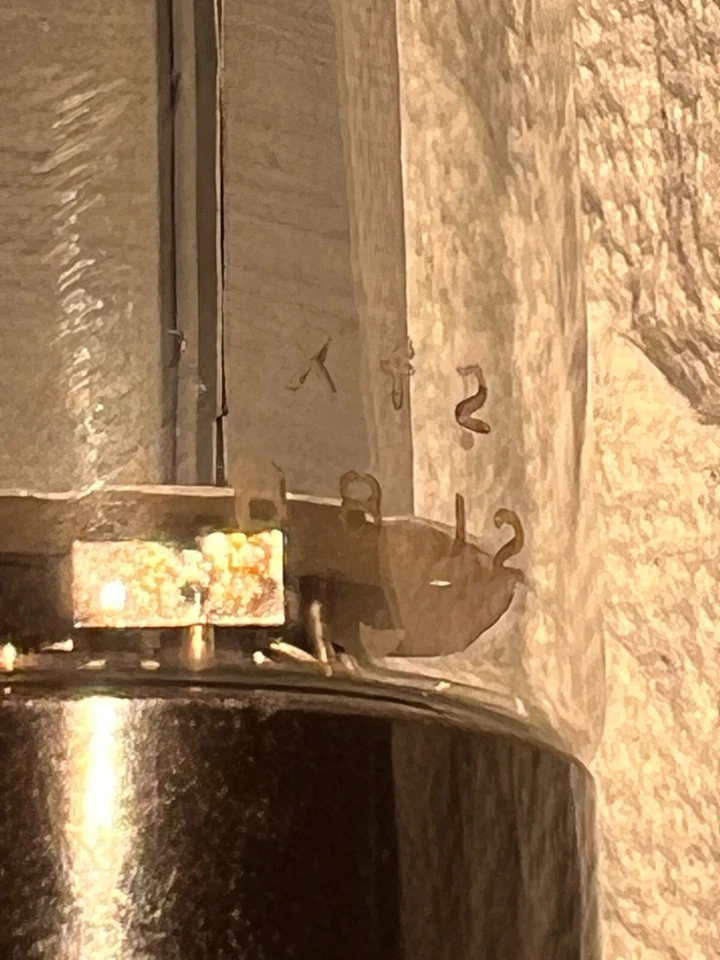 Mullard / Dynaco EL-34 single O getter código de ácido Xf2 Blackburn Reino Unido probado fuerte. Foto 2 de 4