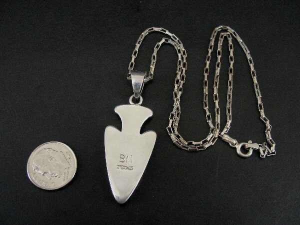 Earrings Sterling Arrowhead shape Multi Color Sto… - image 3