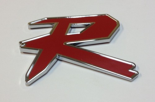 3D TYPE R JDM LOGO RED BADGE ABS EMBLEM CAR AUTO E-1511PR - Picture 5 of 5
