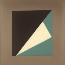 Medium Abstract Painting 2x2 ft. Post-Modernism Geometric Demrin OOAK NEW