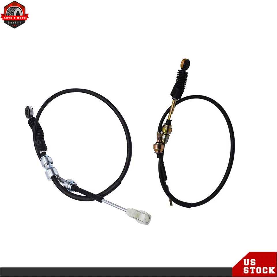 Cable de control de cambio de transmisión manual 2 piezas para Toyota RAV4 1996 1997 1998 1999 Foto 3 de 4