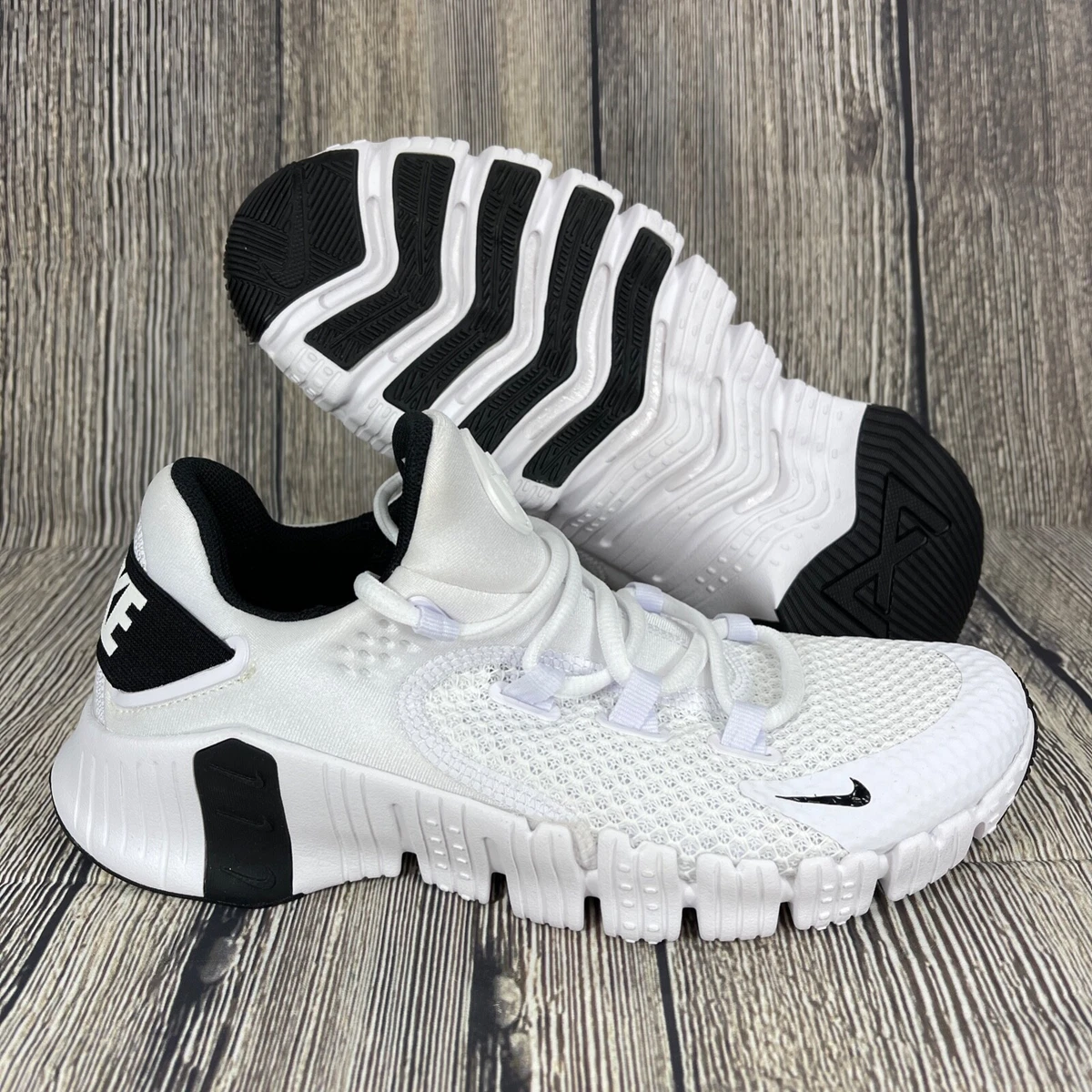 Atajos saludo Mendicidad Nike Free Metcon 4 Crossfit White/Black Training Shoe CT3886-100 Mens sizes  | eBay