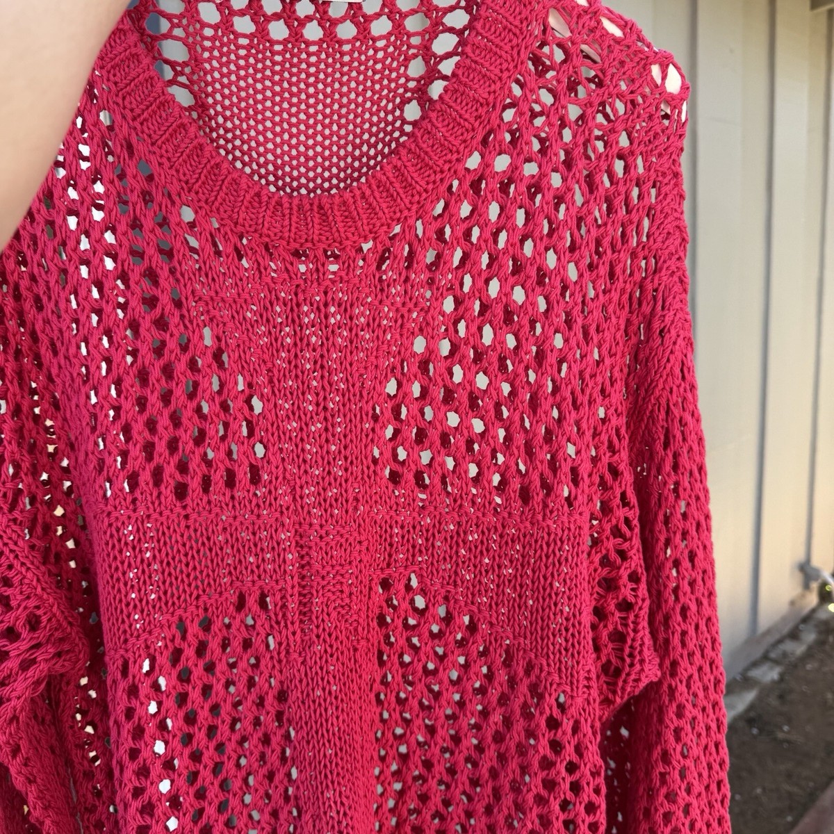 【RACER WORLDWIDE】Cross Net Sweater Beige Cross Net Sweater – Racer Worldwide