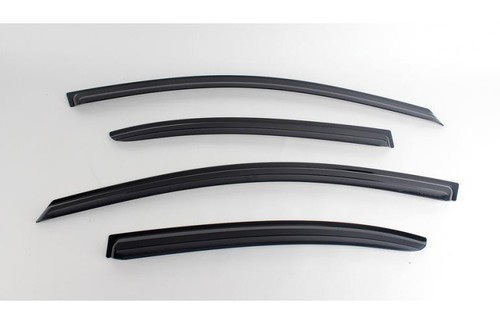 Smoke Sun Window Visor Vent Guard Wind Rain 4p For 2005 2011 Kia Rio Pride 4door - Picture 3 of 6