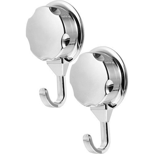 2 Pcs Towel Hanger Suction Cup Hook Hanging Removable Wall Hooks - Picture 2 of 12