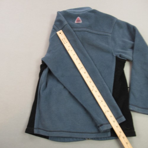REI Jacket Boys XL Gray Full Zip Long Sleeve Pockets Casual 16/18 Fleece - Picture 8 of 9