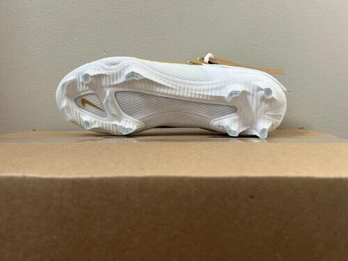 Nike Huarache 9 Elite Low LAX Lacrosse Cleats White Gold FD0089-100 Men Sz 11.5 - Picture 7 of 11