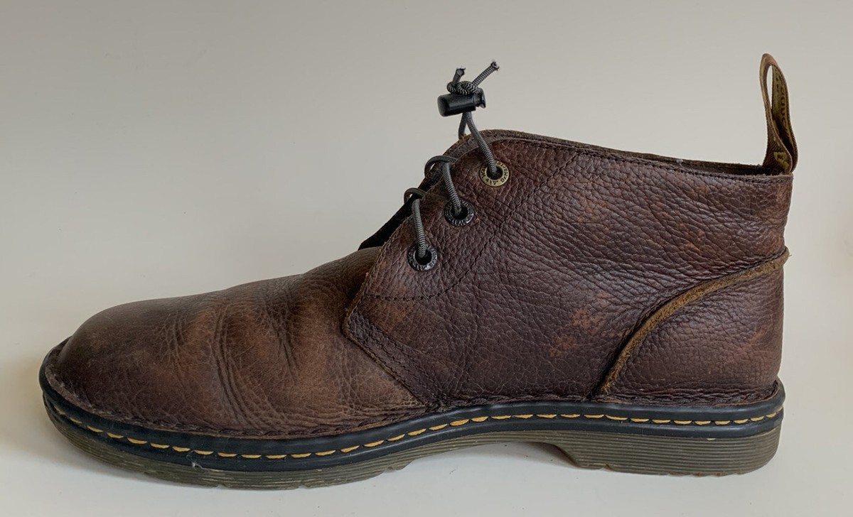 Dr Martens DM\'s Industrial Sussex Brown Leather Chukka Boots Men\'s Size 13M Amazon.com: Dr. Martens Work Sussex Dark Brown Bear Track UK  main image 4