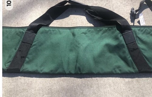 LANDS END Ski Bag Hunter Green - 200 cm Length Padded Travel Carry Bag Clean Euc - Picture 9 of 22