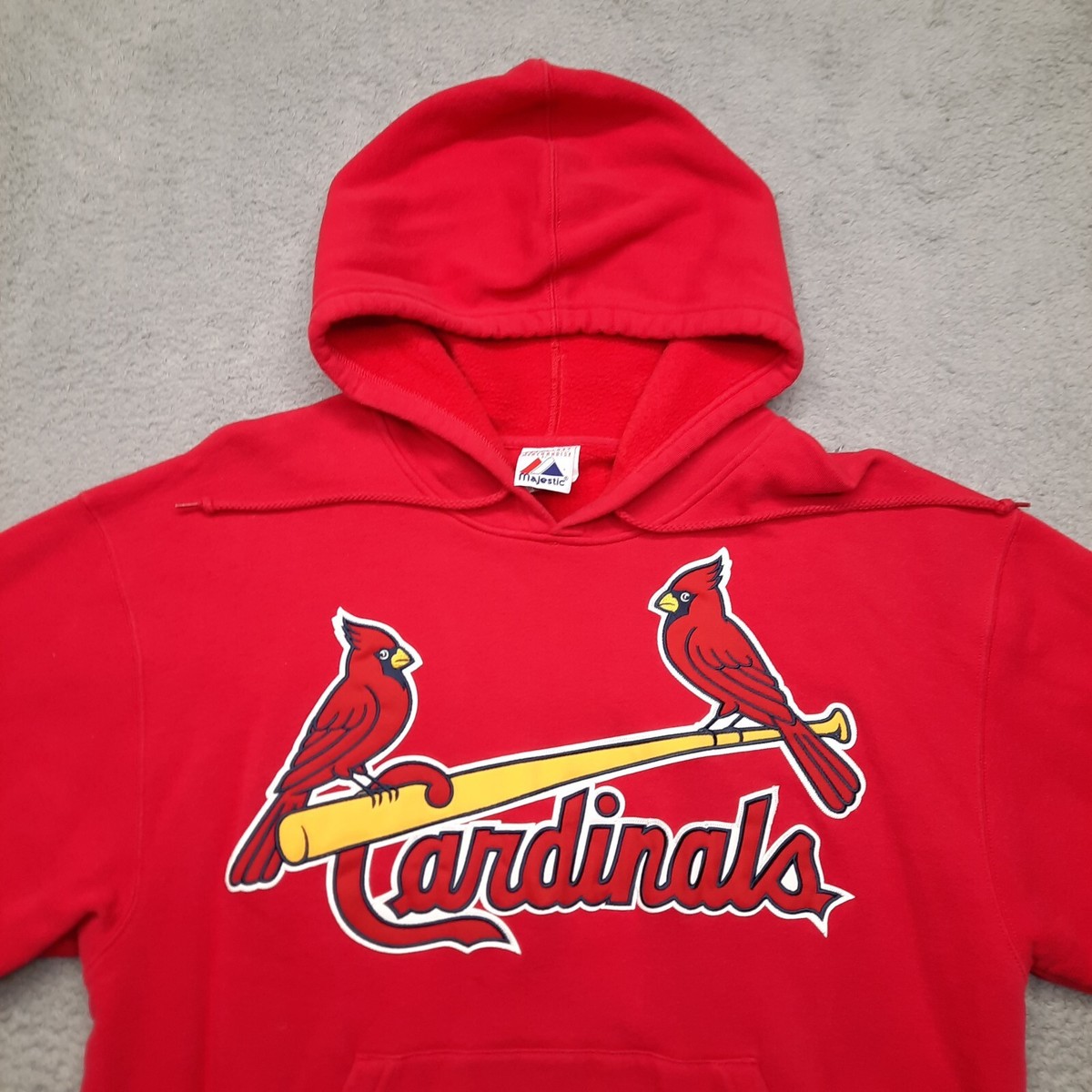 Sweat à capuche léger rouge Homage des Cardinals de Saint