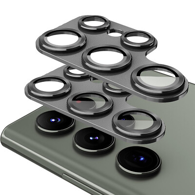 For Samsung Galaxy S25 Ultra S24+ Metal HD Clear Camera Lens Protector Cover