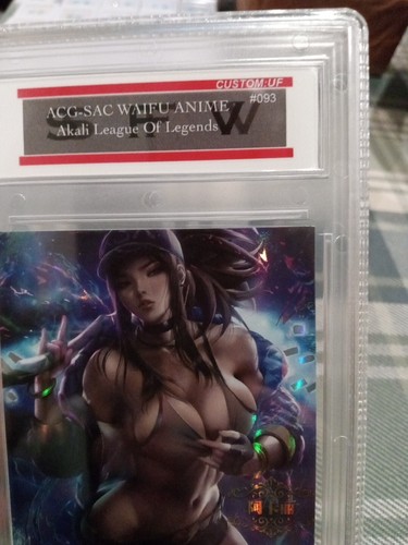 Goddess ACG SAC Waifu Anime CCG Card 093 KD/A Akali League of Legends GRADE UF - Picture 3 of 8
