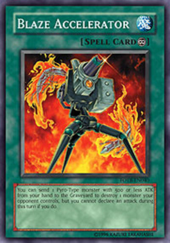 Blaze Accelerator - FOTB-EN040 - Common - 1st Edition NM YuGiOh! Force of the B - Picture 1 of 1
