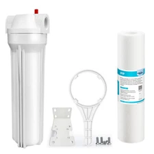 10 Inch Whole House Water Filter Housing System 10" x2.5" PP Sediment Filtration