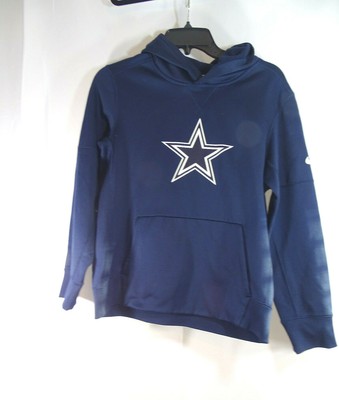 Boyâs Nike Dallas Cowboys Therma-Fit Hoodie Large 14-16 Blue NFL Logo | eBay