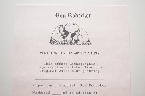 Show and Tell Monday"" Edizione Limitata Stampa Firmata da Ron Rodecker #303/1000. - Foto 12 di 13