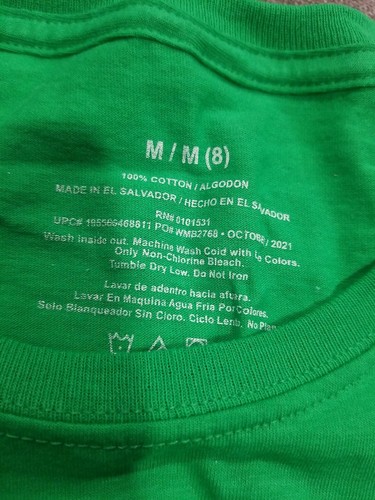 GENERIC GEN FA LA LLAMA BOY'S GREEN GRAPHIC T-SHIRT SIZE M (8) NEW WITH TAGS 🔥 - Picture 3 of 3