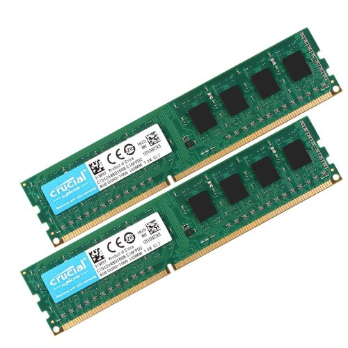 8GB 2x 4GB 2GB DDR3 PC3-8500U 1066MHz 240Pin Desktop RAM Memory For Crucial LOT - Picture 2 of 11