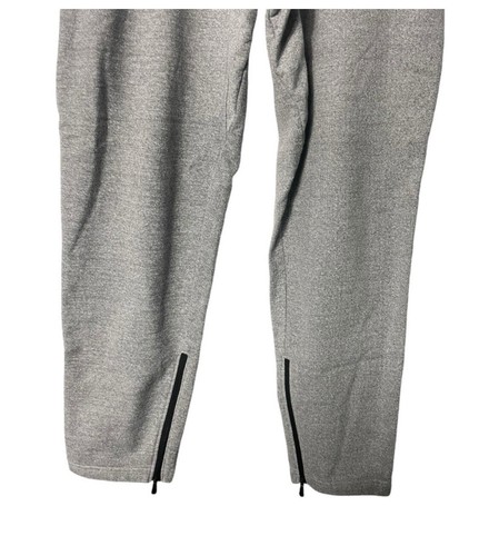 CSG Men’s XL Zip ankle sweatpants drawstring fleece lining pockets tapered leg - Picture 5 of 15