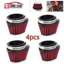 4PCS For Motocross Scooter Air Pods Cleaner 60mm Motorcycle High Flow Air Filter