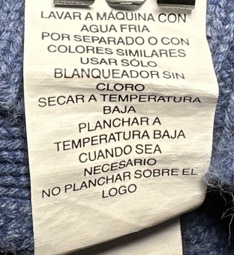 Boy’s "Place" Heather Blue, White, Navy Blue Button Up Sweater in Size S 5/6 - Picture 6 of 9