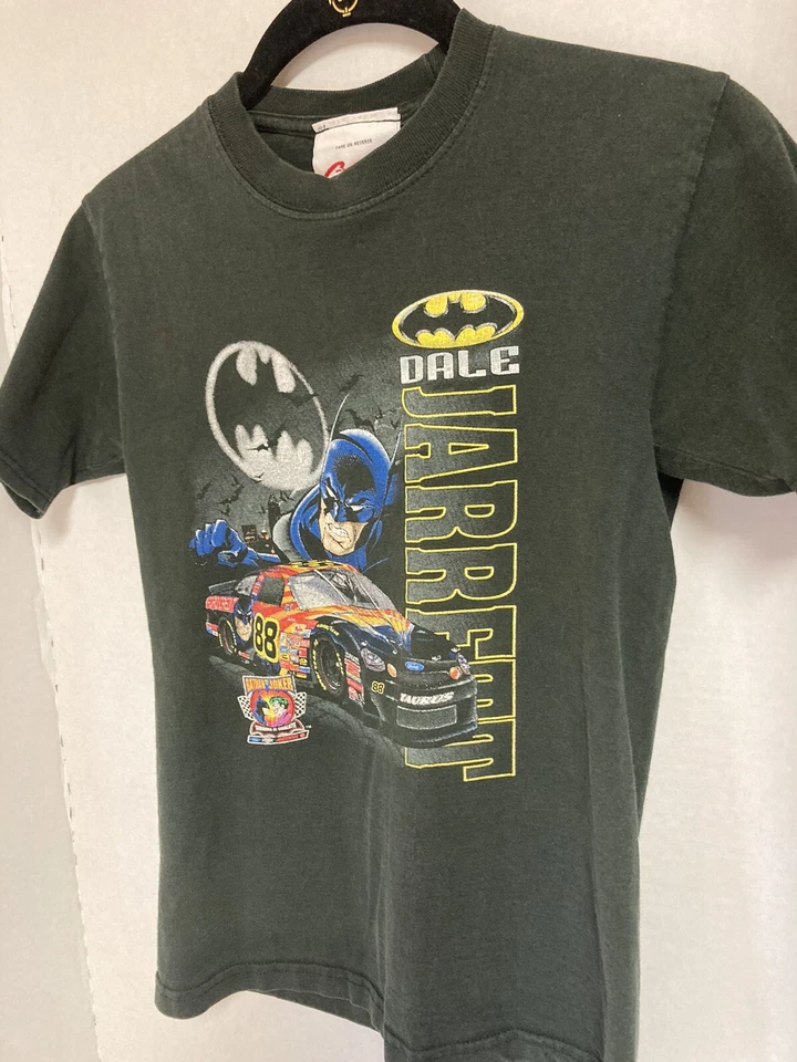 Camiseta De Colección 1998 Dale Jarrett Batman NASCAR Doble Cara Carreras Niños M (10-12) Foto 4 de 4