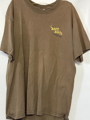 Vintage Large Boot Hill Museum T-SHIRT Dodge City Kansas wyatt Earp - Picture 2 of 4