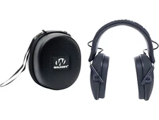 Walker's Razor Slim Quad Electronic Bluetooth Earmuffs NRR 23dB w/ Case - Black