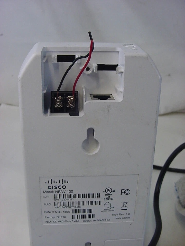 ADAPTADOR DE CORRIENTE CISCO HOME PLUG AV HPAV-100 Foto 2 de 4